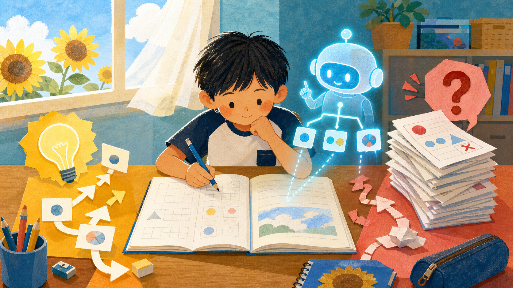 👦🤖夏休みの宿題、3人に1人が「生成AI活用」　「はかどった」は85％ [パンナ・コッタ★]
